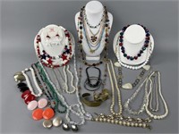 Costume Jewelry Necklaces, Bracelets, Earrings