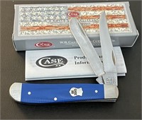 2022 Case XX Blue G-10 Mini Trapper Knife