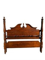 CHERRY QUEEN SIZE POSTER BED