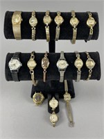 Ladies Vintage Wind Up Wrist Watches Repair Parts
