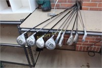 GOLF CLUBS AND BAG