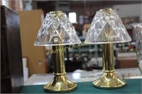 STERNO BRAND CANDLE LAMPS W/ SHADES