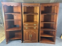 RIVERSIDE FURNITURE 3 PC WALL UNIT