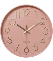 ($50) Battery Operated Silent Non-Ticking clock