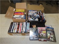 Lot of DVD's & VHS Tapes