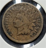 1867 Indian Head 1c Cent Coin Key Date