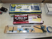 Tile Cutter, Angle Ruler & Mitre Box