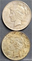 1922 Peace $1 Silver Dollar Coins