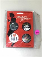 Vintage Michael Jackson Button Badge Pack