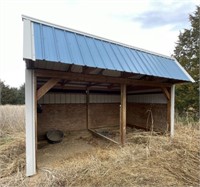 Portable Barn on Runners 16ft L x 9ft W w/27"