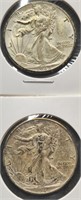 U.S. 1942 Walking Liberty 50c Silver Half Dollar C