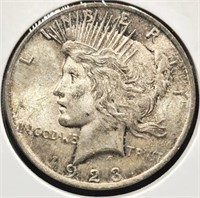 1923 Peace $1 Silver Dollar Coin