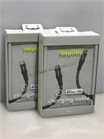 2 NIB Charging Cables. Heyday Iphone/Ipad