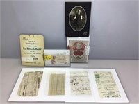 Antique Hebrew Receipts and Assorted Ephemera