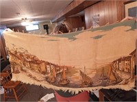 Antique Boat Wall Tapestry