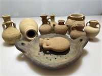 Large Collection of Replica Ancient Pottery