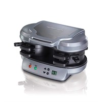 8 sq. In. Gray Dual Breakfast Sandwich Maker