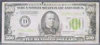 Rare U.S. 1934 $500 Federal Reserve Note