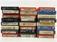24 music 8 track tapes