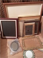 Misc. Box Lot of Assortment of Picture Frames