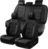Coverado Car Seat Cover, Black Luxury Seat Cover f