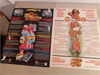 2 "Lowney's Chocolates Posters w/Bobby Orr
