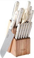Martha stewart 14 Knife Set with Hardwood Storage