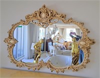 Baroque Designer Mirror. 69 1/2" l x 49" h