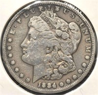 1884-S Morgan $1 Silver Dollar Coin