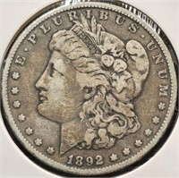 1892-O Morgan $1 Silver Dollar Coin
