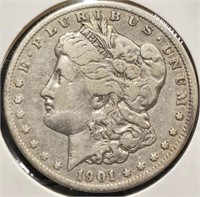 1901-O Morgan $1 Silver Dollar Coin