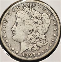 1897-O Morgan $1 Silver Dollar Coin