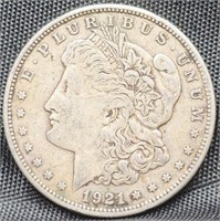 1921 Morgan $1 Silver Dollar Coin