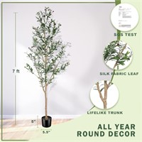 NEW $160 7ft Faux Olive Tree