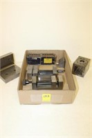 Box of Machinists Parallels & Vise Components