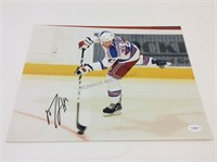 Del zotto Autographed photo with coa