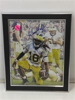 Michigan wolverines autographed picture