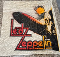 Vintage Led Zeppelin Wall Flag Banner 70s/80s
