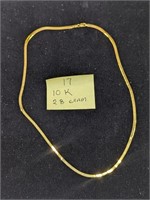 10k Gold 2.8g Necklace
