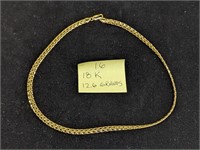 18k Gold 12.6g Necklace