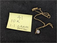 10k Gold 1.1g Necklace