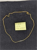 10k Gold 1.6g Necklace