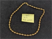 14k Gold 9.7g Necklace