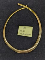 14k Gold 9.8g Necklace