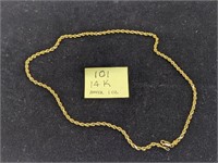 14k Gold 28.3g Necklace