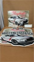 2016 Mustang Tin Tacker Sign