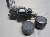 Sears KS-1 35M Camera and Two Lenses