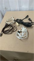 Assorted household extension cords