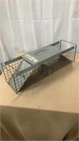 Small animal live trap  double ended.  Works