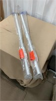 NEW Closet rods adjustable 48"-72”